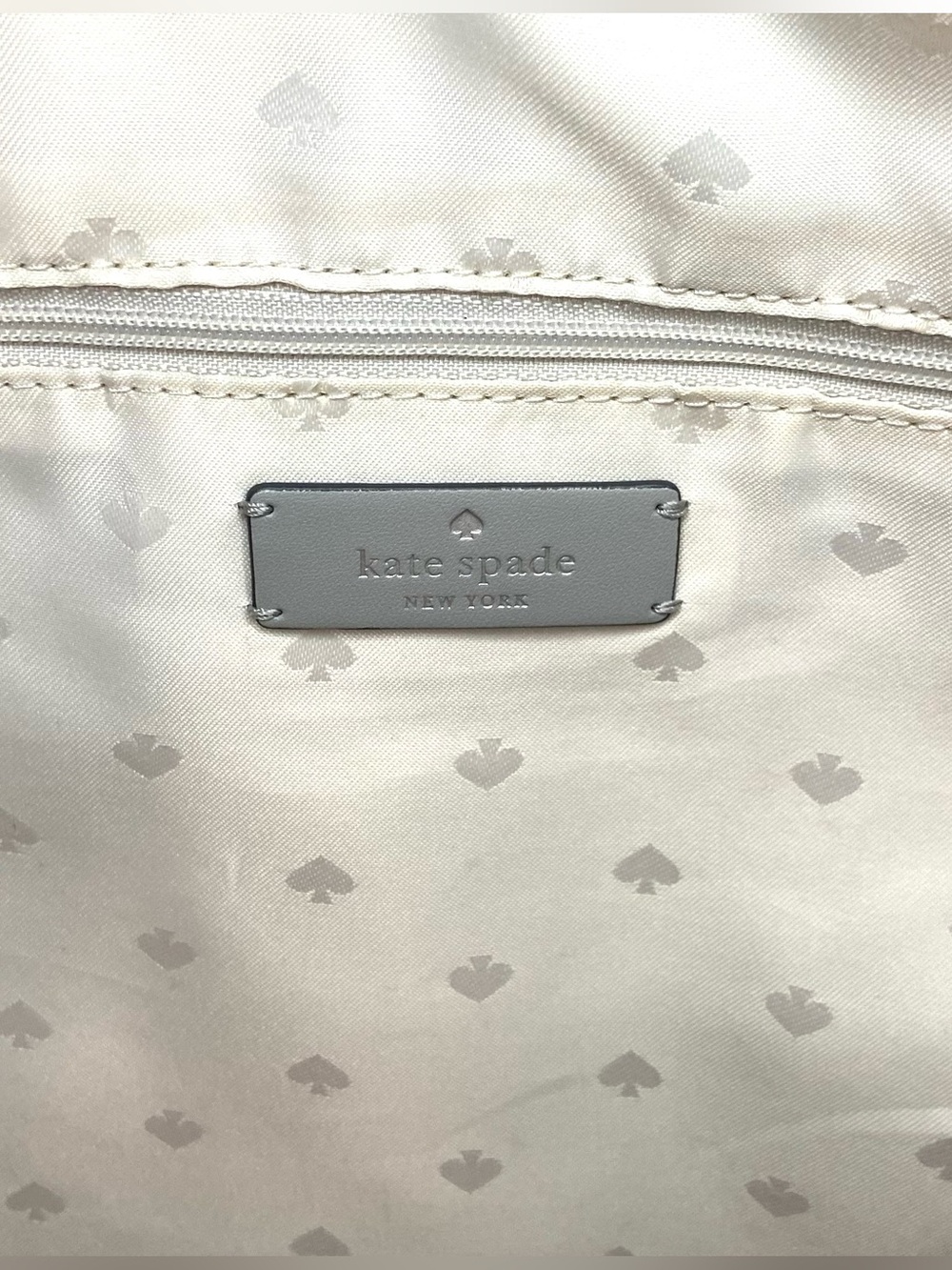 kate spade retails $299 ($49) Gray Tote with Top Zip - Picture 13 of 15